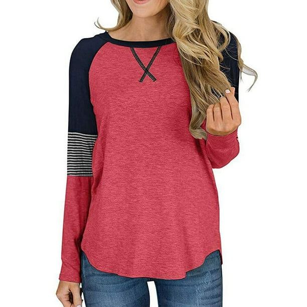 Women Ladies Fashion Casual Long Sleeve Blouse Tops Loose Striped Shirt Autumn Women Ladies Fashion Casual Long Sleeve Blouse Tops Loose Striped Shirt Autumn